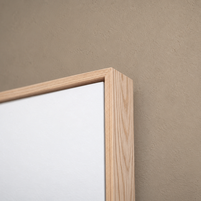 Canvas With American Ash Float Frame