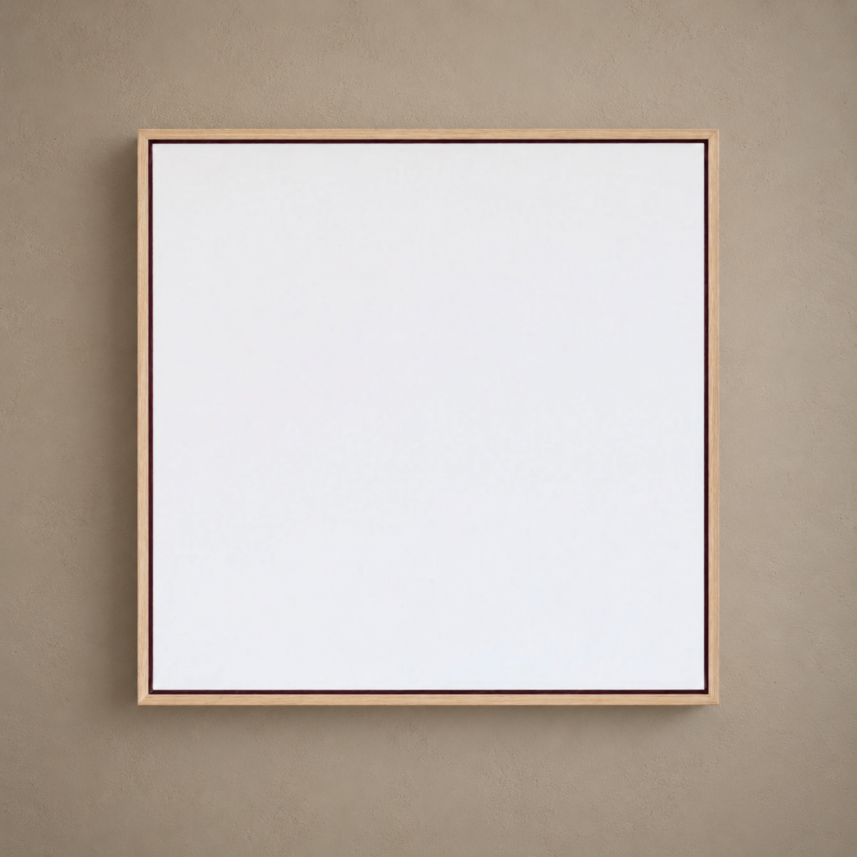 Canvas With American Ash Float Frame