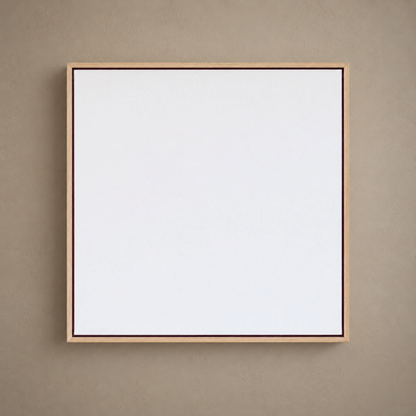 Canvas With American Ash Float Frame