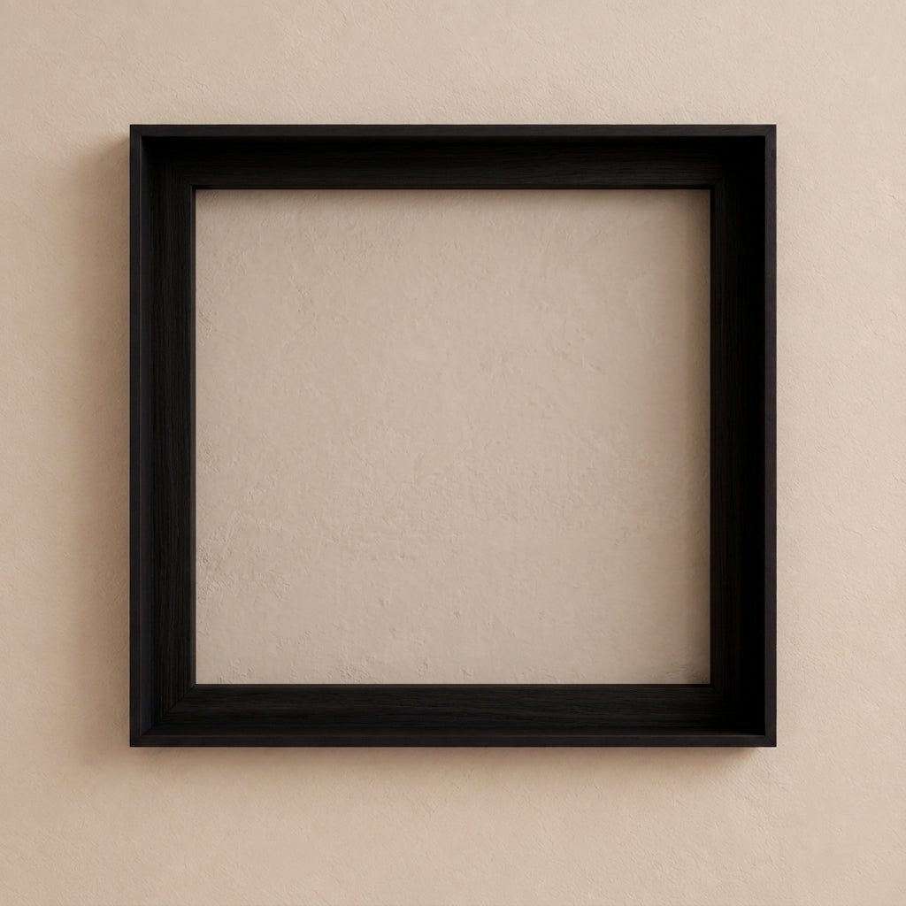 Black Float Frame