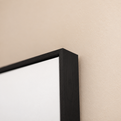 Canvas With Black Float Frame
