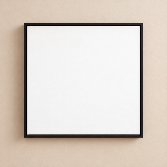 Canvas With Black Float Frame