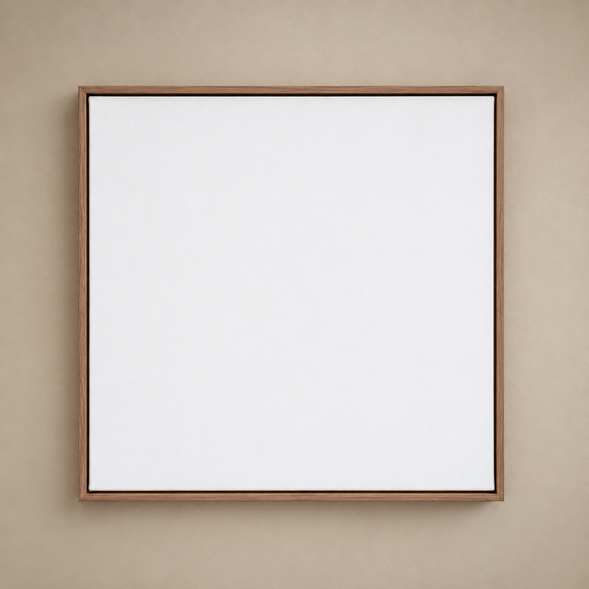 Canvas With Blackwood Float Frame