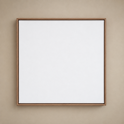 Canvas With Blackwood Float Frame