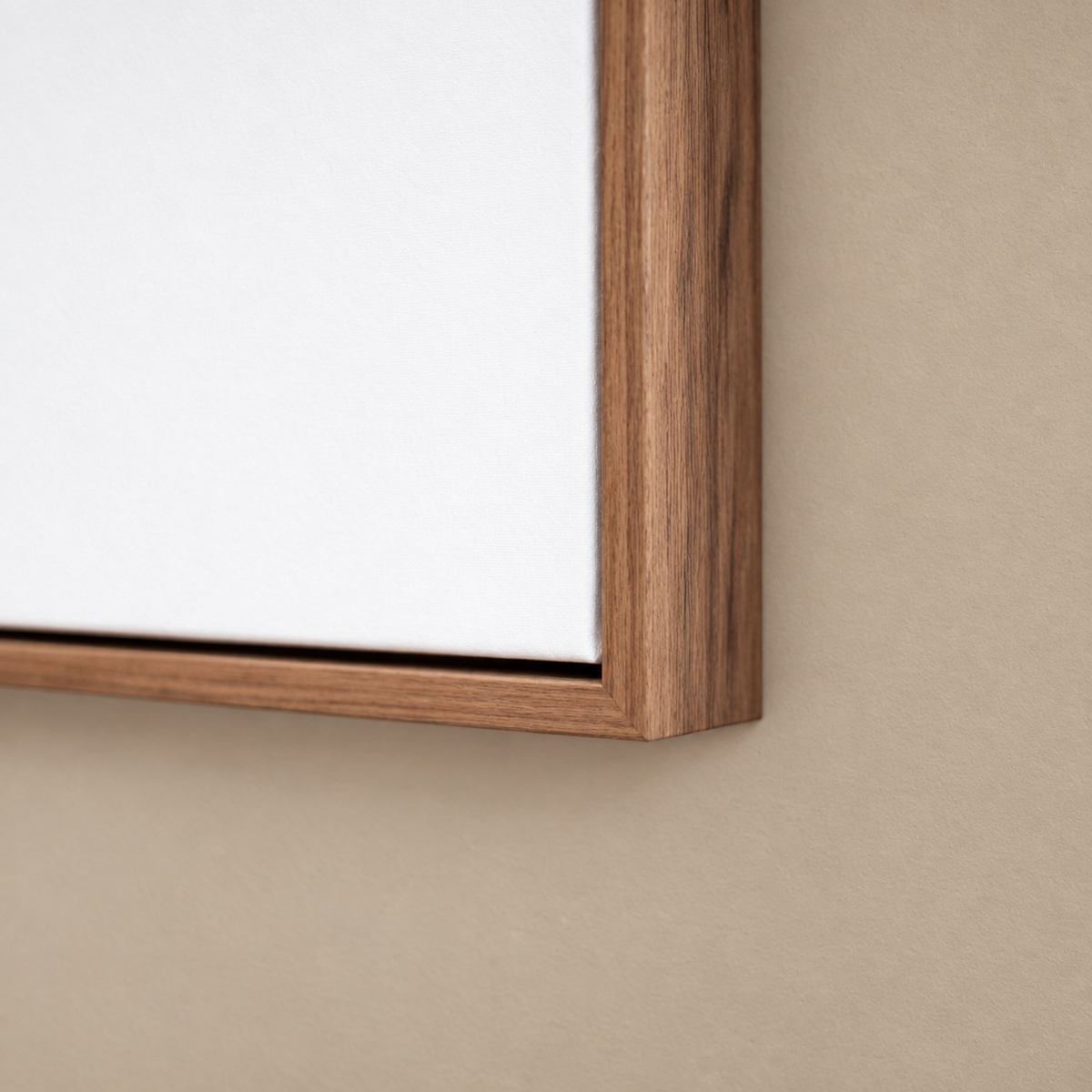 Canvas With Blackwood Float Frame