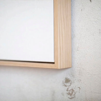 Canvas With American Ash Float Frame