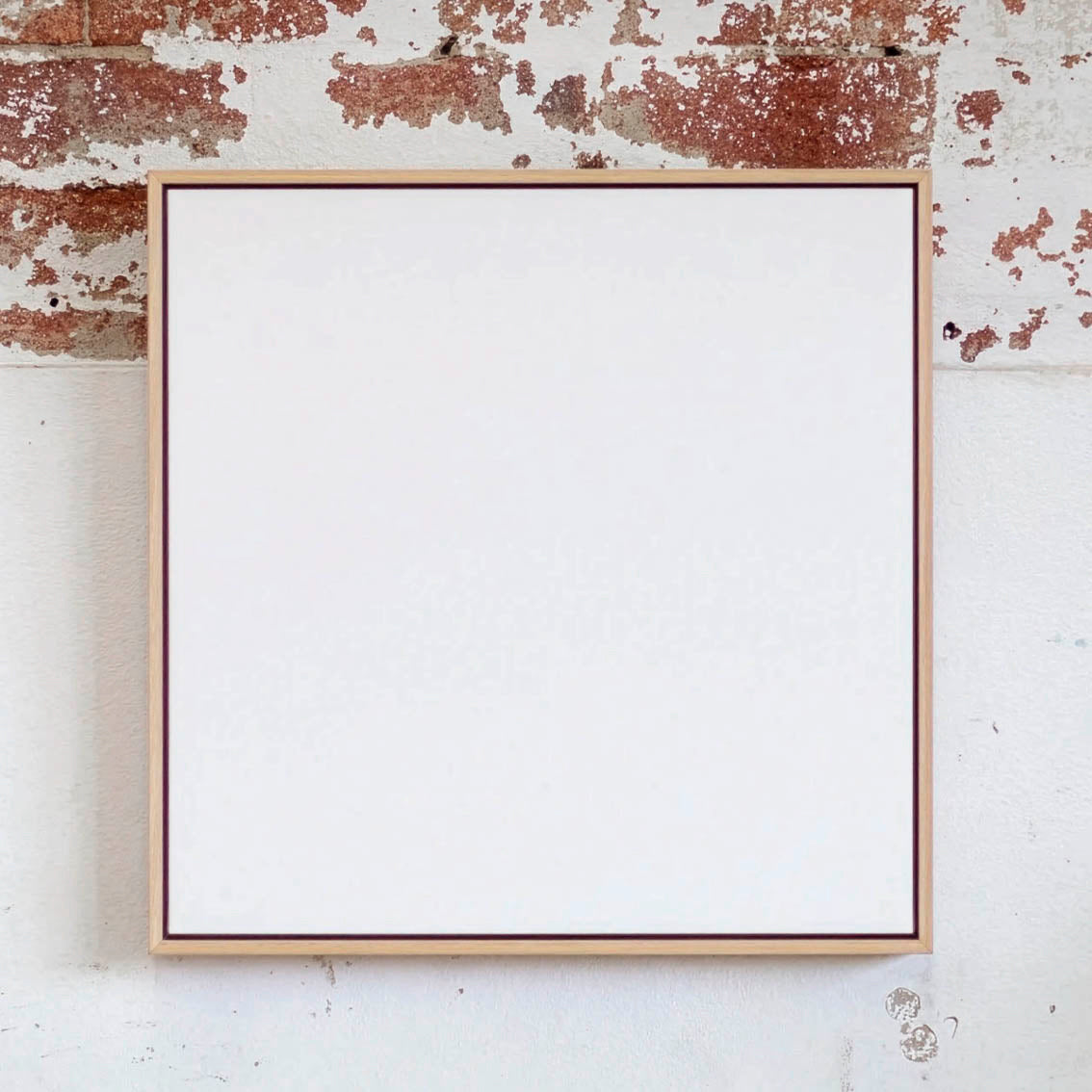 Canvas With American Ash Float Frame