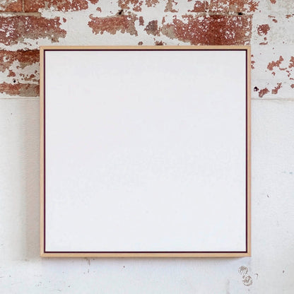 Canvas With American Ash Float Frame