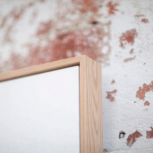 Canvas With American Ash Float Frame