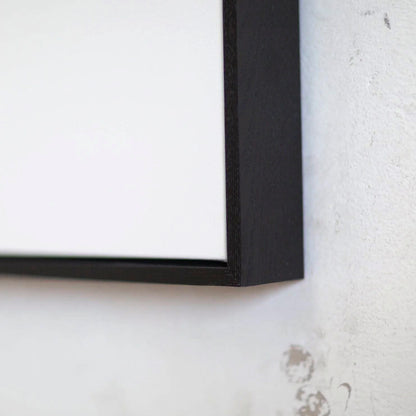 Canvas With Black Float Frame