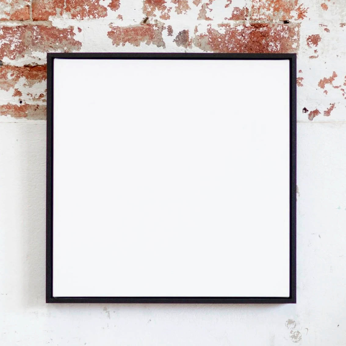 Canvas With Black Float Frame