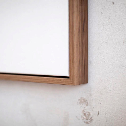 Canvas With Blackwood Float Frame