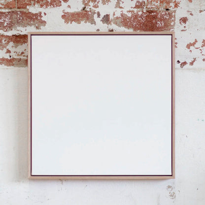 Canvas With Oak Float Frame