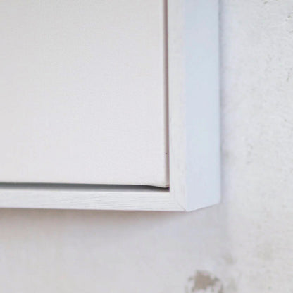 Canvas With White Float Frame