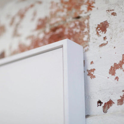 Canvas With White Float Frame