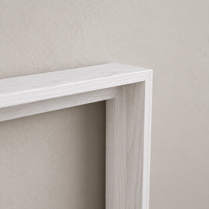 White Float Frame
