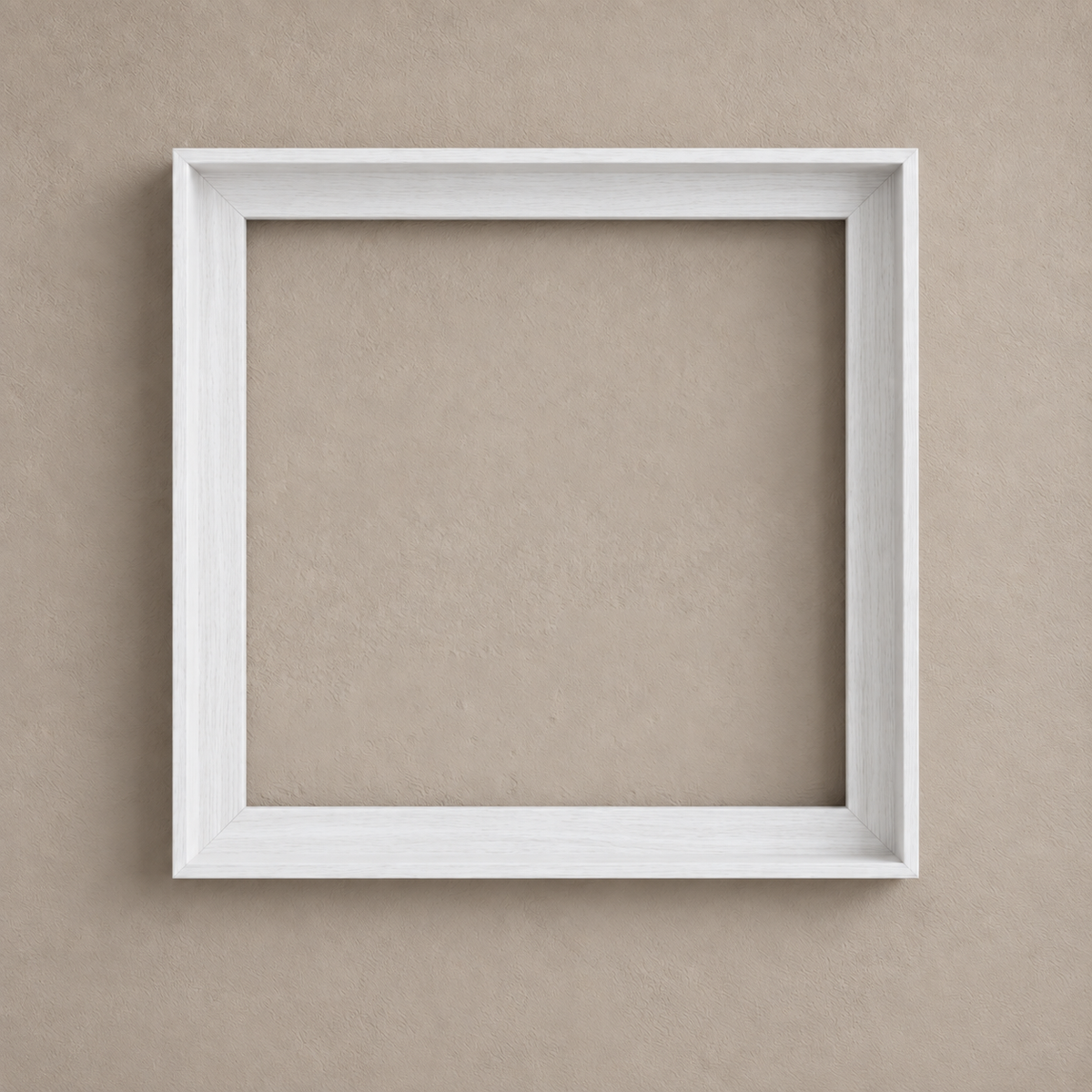 White Float Frame